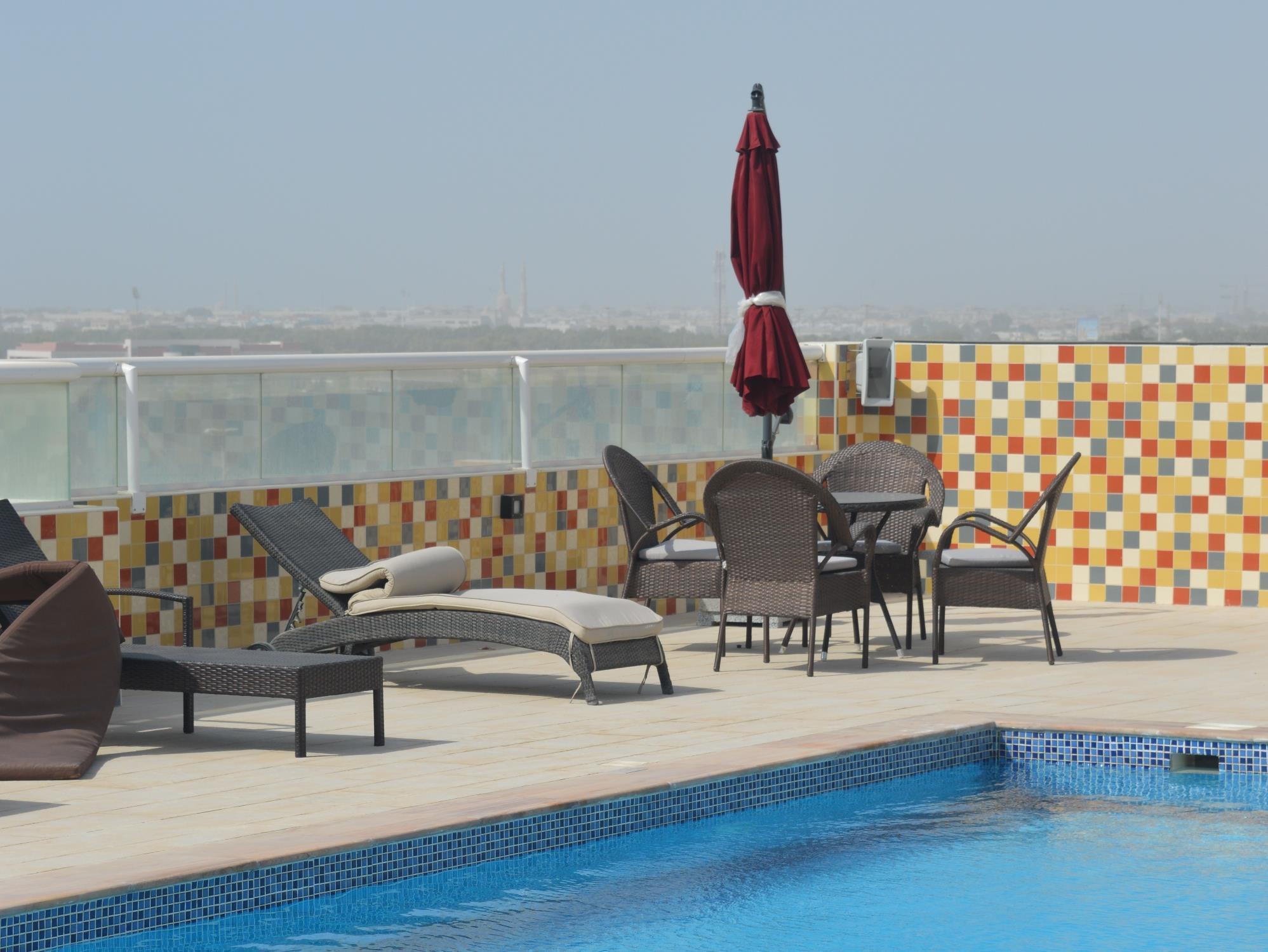 Grand Midwest View Hotel Apartments Dubai Exteriör bild